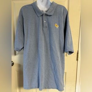 Vans men’s polo light blue shirt with tiger 🐯 size large